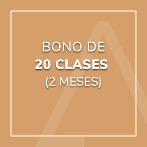 Bono 20 Clases (2 meses)