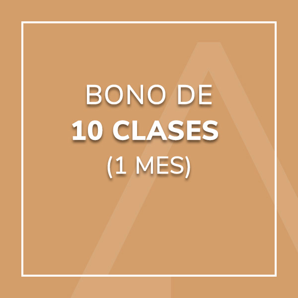Bono 10 clases (1 mes)